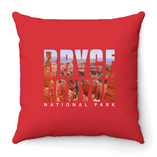 Bryce Canyon National Park Scenic Design Throw Pillows