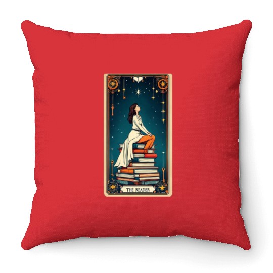 The Modern Tarot Card Throw Pillows