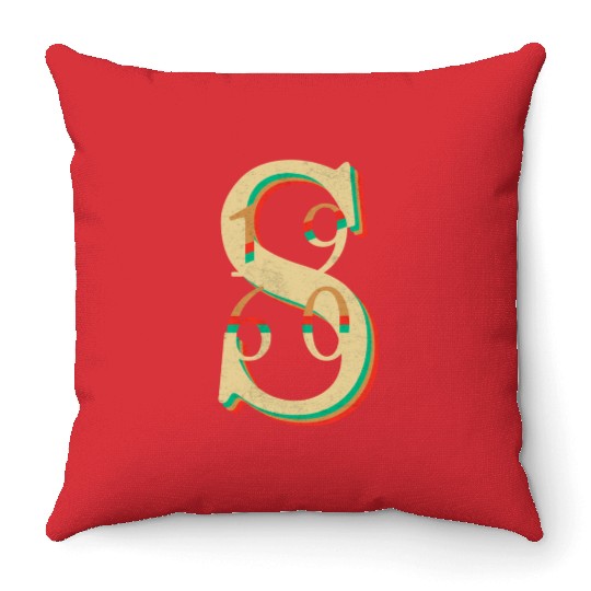 Unique Vintage '1960s' Design Throw Pillows