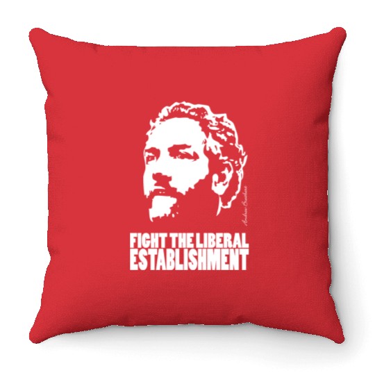 Breitbart - Fight the Liberal Establishment - Throw Pillows