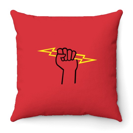 Zeus VECTOR TWO COLOR Throw Pillows
