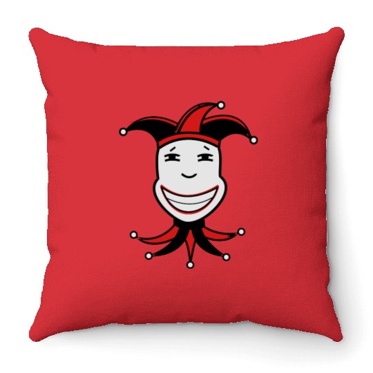 Joker Throw Pillows