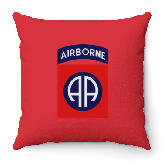82nd Airborne Throw Pillows
