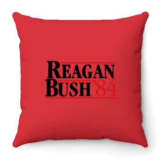 Reagan Bush '84 Throw Pillows