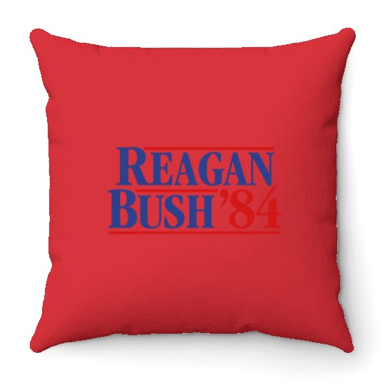 Reagan - Bush ’84 campaign Throw Pillows