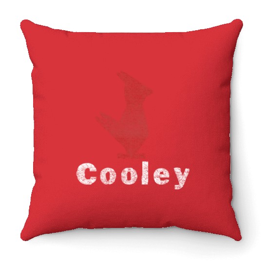 Cooley High School Cardinals Detroit Michigan Throw Pillows