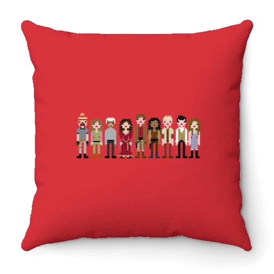 Firefly Cast Cross Stitch Throw Pillows