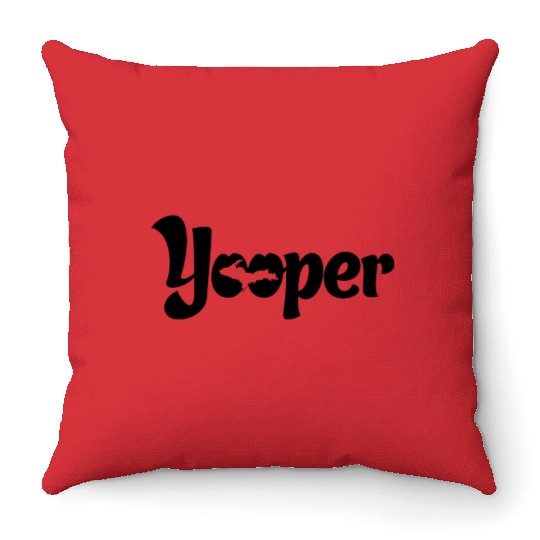 Classic Michigan UP Yooper Throw Pillows