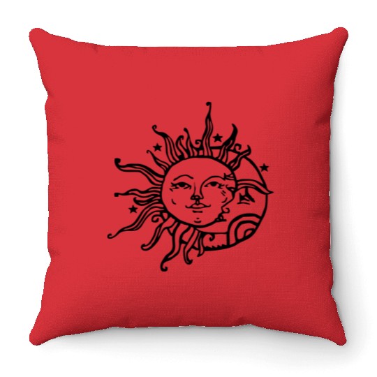 Moon & Sun Throw Pillows