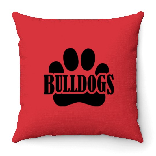 Bulldogs Throw Pillows