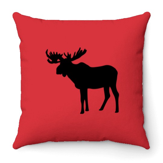 Moose Throw Pillows