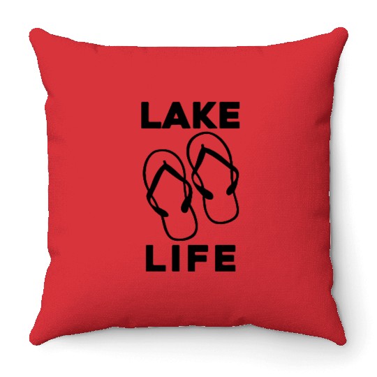 Lake Life Throw Pillows
