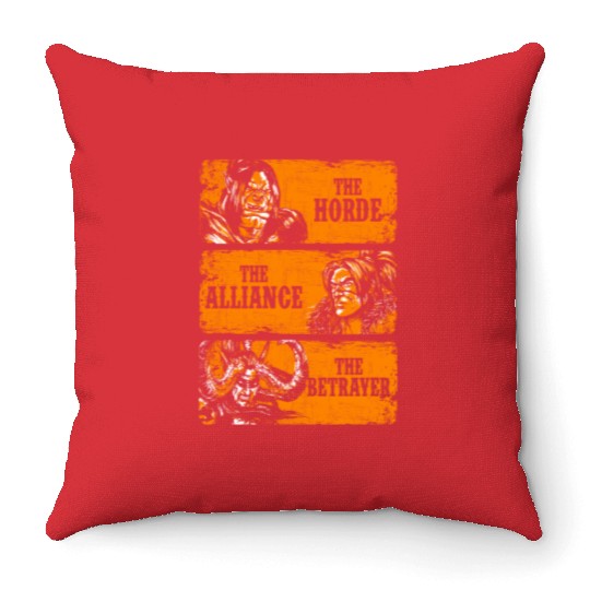 Warcraft-Warcraft stories Throw Pillows for Fans