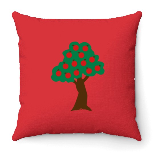 ♥ټApple Tree-Eat More Awesome Fruitټ♥ Throw Pillows