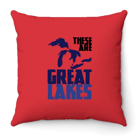 These are GREAT LAKES Throw Pillows