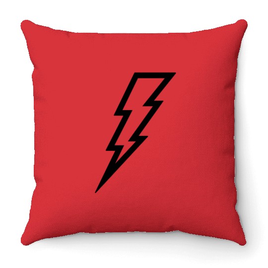 Lightning Bolt Throw Pillows