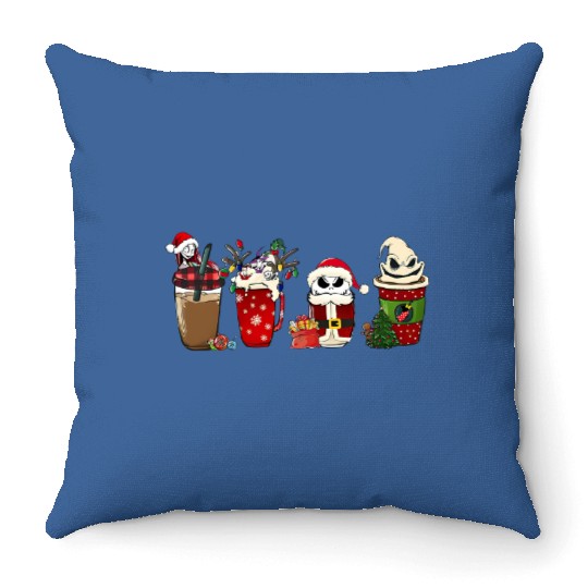Disney The Nightmare Before Christmas, Christmas Coffee Throw Pillows