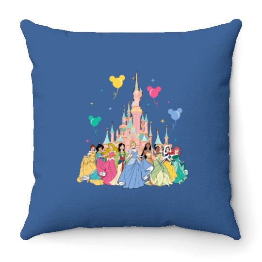 Disney Princess Throw Pillows, Disneyland Throw Pillows