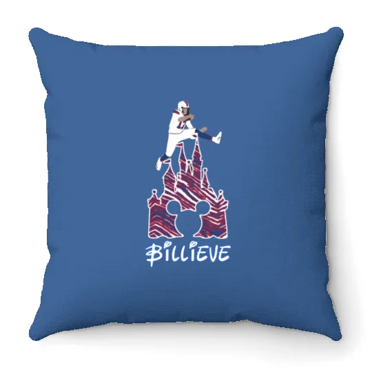 Josh Allen Disney Throw Pillows | B.uffalo B.ills Throw Pillows
