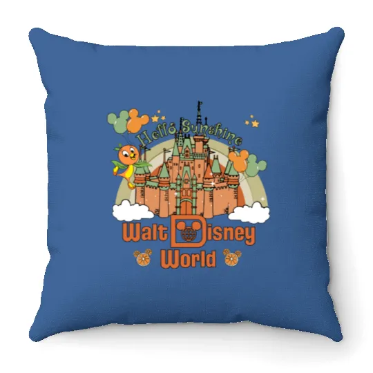 Orange Bird Tank, Disney Epcot Flower Tank, Orange Bird Throw Pillows