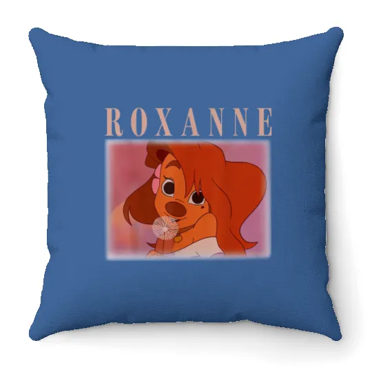 Disney A Goofy Movie Roxanne Portrait Vintage Throw Pillows