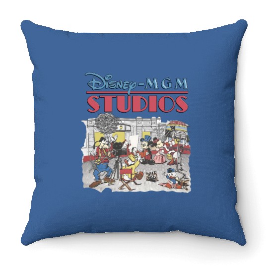 Disney Epcot Studio Throw Pillows, Vintage Epcot 1982 Throw Pillows, Vintage Disney Merch Throw Pillows