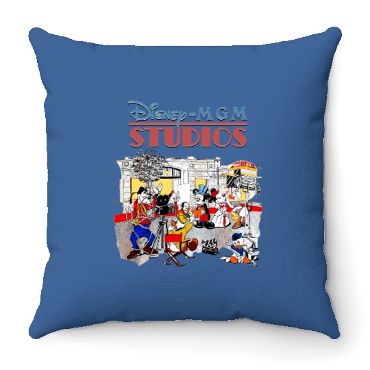 Vintage Disney MGM Studios Throw Pillows, Retro Disney Throw Pillows, Magic Kingdom Throw Pillows
