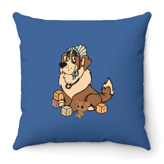 Disney Nana Dog And Toys Throw Pillows, Disney Peter Pan Throw Pillows