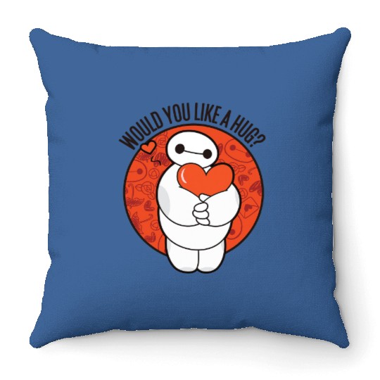 Disney Big Hero 6 Baymax Hug Graphic Throw Pillows