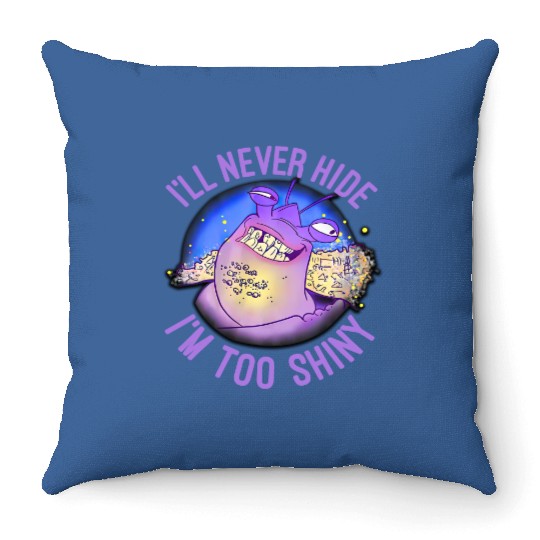 Moana I'll Never Hide I'm Too Shiny Throw Pillows, Tamatoa Throw Pillows, Disney Moana I'm So Shiny Tamatoa Crab Throw Pillows