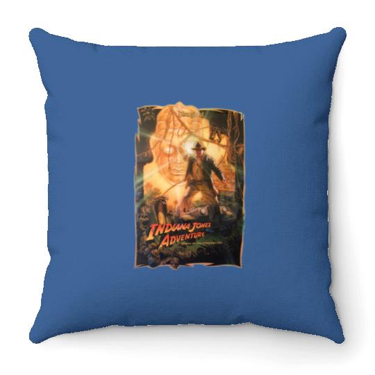 Indiana Jones Adventure Disneyland 1995 Throw Pillows, Indiana Jones Throw Pillows