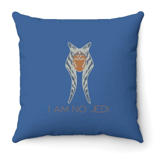 I Am No Jedi Throw Pillows, Star Wars Throw Pillows, Ahsoka Tano Throw Pillows, Disney Star Wars Throw Pillows
