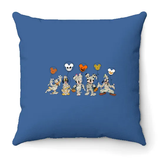 Disney Halloween Skeleton Throw Pillows, Disney Halloween