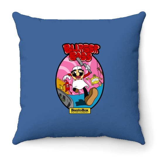 Burger Boss - Bobs Burgers - Throw Pillows