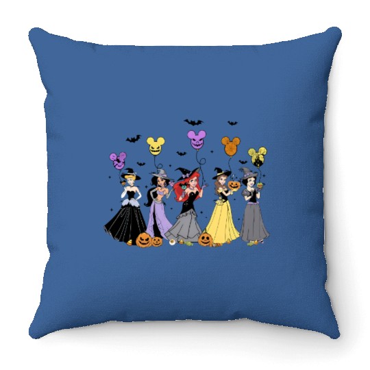 Disney Halloween Throw Pillows, Disney Princess Halloween Throw Pillows