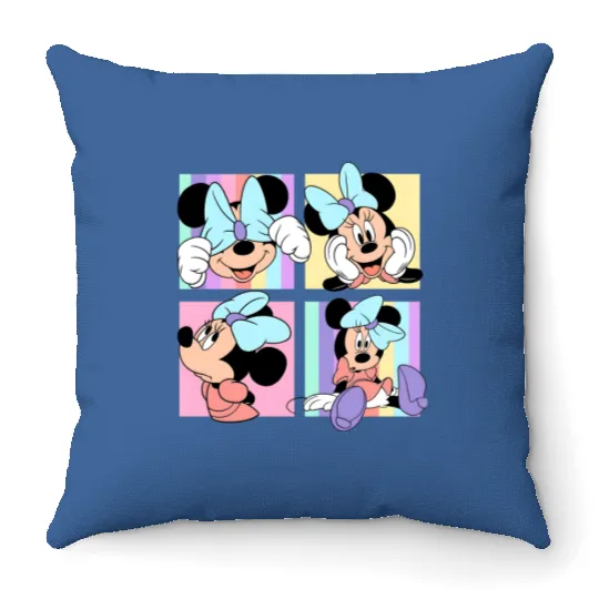 Vintage Minnie Mouse Throw Pillows, Disney Throw Pillows, Disneyland Throw Pillows, Vintage Disney Throw Pillows