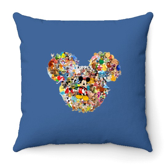 Mickey Mouse, Mickey Head Multi Character, Disney Throw Pillows