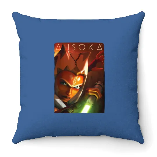 Ahsoka Tano Throw Pillows, Power of the Galaxy Lightsaber Throw Pillows, Disney Star Wars Throw Pillows