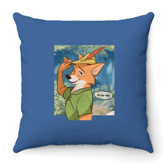 Vintage Disney Robin Hood Throw Pillows, Robin Hood
