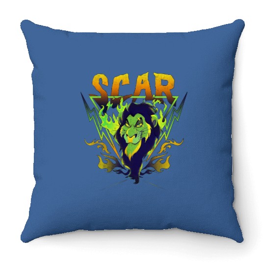 Disney The Lion King Villains Rock Band Scar Throw Pillows, Disney Birthday Throw Pillows