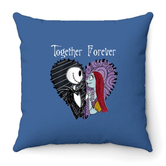 Discover Disney The Nightmare Before Christmas Jack Sally Throw Pillows