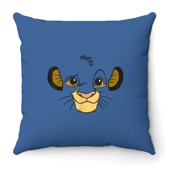 Disney Lion King Simba Face Halloween Throw Pillows