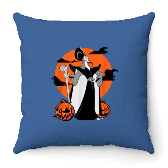 Disney Halloween Jafar the Powerful Throw Pillows