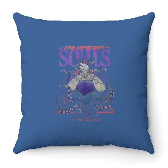 Disney The Little Mermaid Ursula Crystal Ball Se Throw Pillows