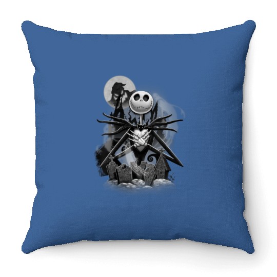 Womens Disney Nightmare Before Christmas Jack Ni Throw Pillows