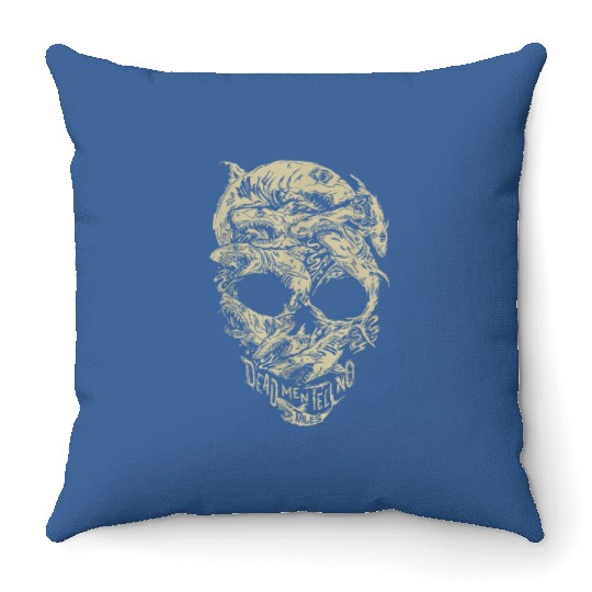 Disney Pirates Shark Skull 4399 Throw Pillows