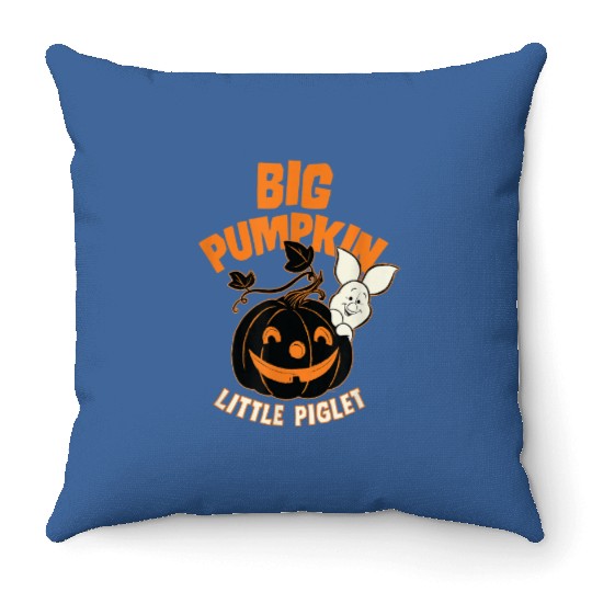 Disneys Winnie the Pooh Big Pumpkin Little Pigle Throw Pillows