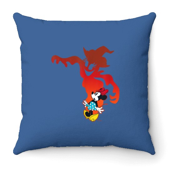 Discover Disney Minnie Mouse Halloween Spooky Scary Shado Throw Pillows