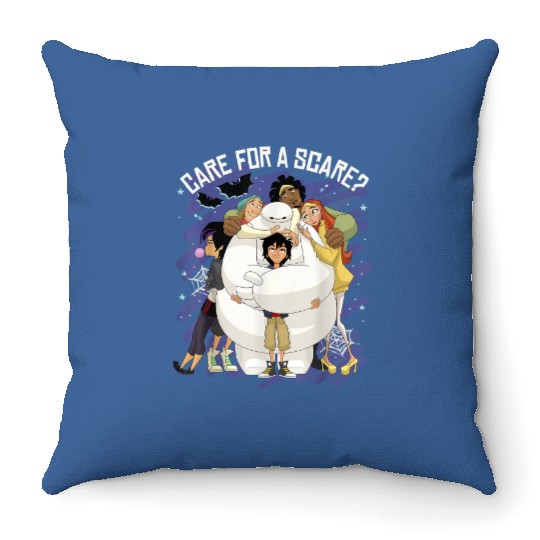 Disney Big Hero 6 Baymax Care For Scare Hallowee Throw Pillows
