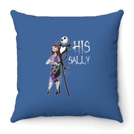 Disney The Nightmare Before Christmas His Sally Throw Pillows